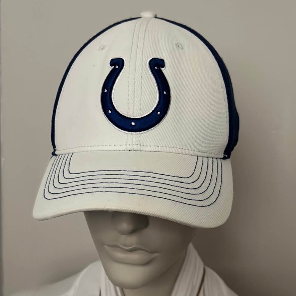 NFL Team Apparel Colts Blue Stretch Cap